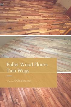 wood floors that have been sanded and stained