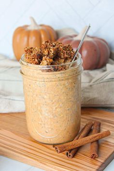 Oatmeal Breakfast Overnight, Pumpkin Overnight Oats, Pumpkin Pie Protein, High Fiber Breakfast, Protein Overnight Oats, Pumpkin Protein, Breakfast Oatmeal Recipes, Perfect Healthy Breakfast