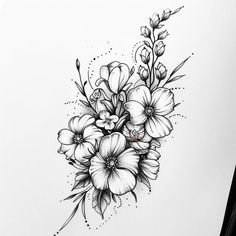 Birth Flower Bouquet Tattoo Blueprint Kit Kids Birth Flower Tattoo Ideas, Flower Bouquet Tattoos, Bouquet Tattoos, Birth Flower Bouquet Tattoo, Flower Bouquet Tattoo, Birth Flower Bouquet, Ornament Flower, Bouquet Tattoo, Tattoo Henna