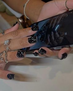 Short Acrylic Nails Designs, Nails Inspo, Short Acrylic Nails, Acrylic Nail Designs, Nude Nails, Blue Nails, Black Nails, Almond Nails, French Nails