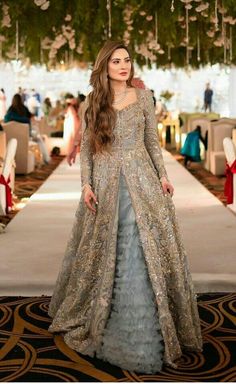 Pakistani Gowns, Bridal Dresses Pakistan, Pushing Boundaries, Pakistani Wedding Outfits, Pakistani Fashion Party Wear