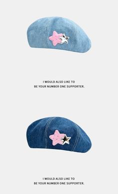 Berets Aesthetic, Cute Beret, Teen Friends, Concept Clothing, Pink Star, Cute School Supplies, Pink Sparkle, Classy Jewelry, Beret Hat