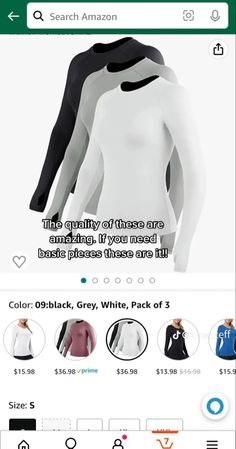 Amazon Clothing Finds, Cute Online Clothing Stores, Clothing Finds, Gymwear Outfits, Amazon Clothing, Amazon Purchases, Where To Buy Clothes, Amazon Clothes