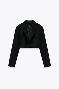 Zara Workwear, Zara Cropped Blazer, Blazer Crop, Concert Attire, Blazer Zara, Crop Blazer, Cropped Blazer, Blazer And Shorts, Zara United States