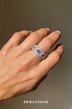 Oval Sapphire Engagement Ring Oval Sapphire Engagement Ring, Rose Cut Ring, Sapphire And Diamond Ring, Sapphire Engagement Ring, Sapphire Engagement, East West, Engagement Rings Sapphire, Round Brilliant Cut Diamond, Diamond Pattern