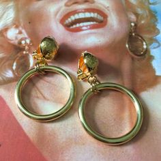 The 'niagara Hoops' - Etsy Describe Your Style, Punk Bohemian, Fashion Corner, Gold Clips, Botanical Pattern, Cute Accessories, Goth Punk, Jewelry Business, Gold Hoops