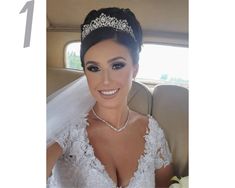 Bride Tiara Updo, Updo With Tiara, Bride Aisle, Beehive Hairstyles, High Bun Wedding, Chivas Soccer, Ice Hair, Wedding Tiara Hairstyles, Bride Updo