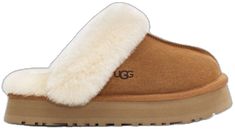 UGG Women's Disquette Chestnut - 9001773 - Tip Top Shoes of New York Casual Brown Platform Slippers With Cushioned Footbed, Casual Brown Platform Slippers With Textured Footbed, Casual Brown Platform Slippers, Brown Rubber Sole Platform Slip-on Slippers, Brown Platform Slip-on Slippers With Rubber Sole, Brown Slip-on Platform Slippers With Rubber Sole, Comfortable Brown Slip-on Platform Slippers, Brown Comfortable Slip-on Platform Slippers, Casual Platform Slip-on Slippers With Textured Sole