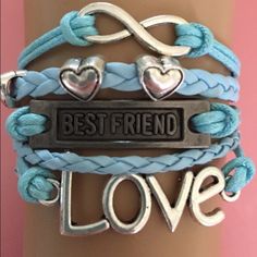 Love Best Friend, Best Friend Bracelet, Friend Bracelet, Friend Bracelets, Bracelets Diy, Friendship Bracelets Diy, New Jewelry