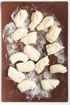 the dough is ready to be put into the oven