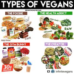 It doesn’t matter what kind of vegan you are. We are all making an amazing difference for the animals💚 So, what kind of vegan are you?😁 #Repost @infinitevegans #vegan #veganism #vegans #animals #compassion #kindness #food #veganfood #veganmeals #whatthehealth #veggies #fruit #love Types Of Vegans, Vegan Facts, Vegan Memes, Vegan Bodybuilding, Why Vegan, Vegan Quotes, Vegan Humor, Vegan Inspiration, Vegan Living