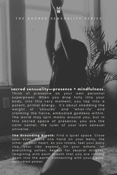 Find Stillness in the Storm: Escape the chaos of modern life and nurture your inner peace through guided meditations, breathwork, and gentle movement. Cultivate mindfulness, tap into your intuition, and create space for self-reflection and healing.  Unwind, recharge, and reconnect with your soul. Shhh Quotes, Intuition Art, Movement Quotes, Goddess Rising, Feminine Embodiment, Gentle Movement, Sensual Seduction
