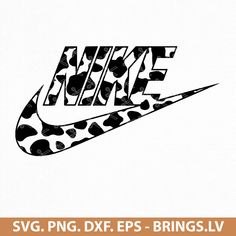 a black and white nike logo with the word swg png dxf eps - brings lv