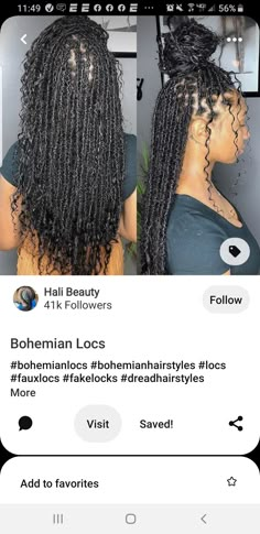 Bohemian Goddess Faux Locs Hairstyles, Distressed Bohemian Locs, Soft Bohemian Locs, Small Bohemian Locs, Boho Soft Locs With Curls, Soft Locks With Curls, Faux Locs Styles Goddess, Boho Locs With Curls