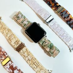 Resin Apple Watch Band Bracelet for Women iWatch Band 41mm 45mm 49mm Series 9 8 7 6 Apple Watch Strap 38mm 40mm 42mm Series 1 2 3 9 ❤Pretty Design: Watch band will make your watch receive many compliments, which is the best choice for watch decoration. It makes your watch look luxury and attractive. ❤Band Material: Made of premium material, well polished, robust to use. Good gift for multifarious watch band lovers, well fits with different outfits and occasions. ❤Easy to adjust: You could easily Apple Watch Armband, Watch Band Bracelet, Bracelet Apple Watch, Band Bracelet, Apple Watch Strap, Pretty Design, Apple Watch Band, Bracelet For Women, Apple Watch Bands