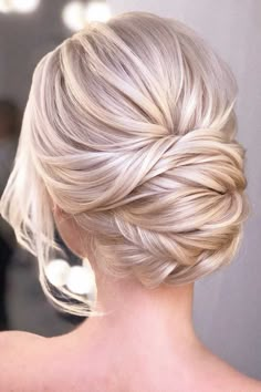 Wedding Updos For Long Hair, Hairstyle Bridesmaid, Updos For Long Hair, Blonde Updo, Wedding Updos, Low Bun Hairstyles