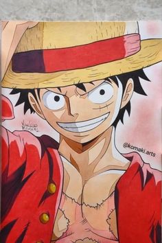 If you're a fan of the manga and anime series One Piece, then you'll love these drawing ideas of Monkey D. Luffy. From sketches to finished pieces, this collection is sure to please fans of all levels of artistry. Cartoon Art Drawing, Pencil Sketch Images, Art Drawings For Kids, Monkey D Luffy