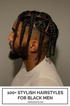 Big Twist Hairstyles Men, Plaits Braids Men Fade, 2 Braid Hairstyles For Men, Braids With Fade Men Black, 4 Box Braids Men, Hair Jewelry For Braids Men, Box Braid For Men, Box Braids With Fade Men, Big Twist Braids Hairstyles Men