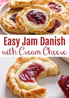 easy jam danish with cream cheese