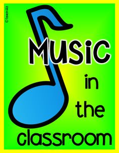 the logo for music in the classroom