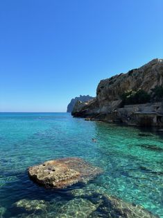 view from a hotel deck looking out over the crystal clear waters at cala sant vincenç in mallorca Summer Abroad, Beautiful Vacations, Tourist Places, Dream Holiday, City Aesthetic, Dream Destinations