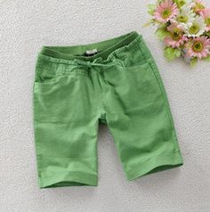 Fit Type: LooseDecoration: PocketsStyle: FashionWaist Type: MidMaterial: Cotton, LinenClosure Type: Drawstring SKU: 204238 Green Short Pants For The Beach, Green Short Pants For Beach, Green Short Beach Pants, Beach-ready Green Short Pants, Non-stretch Green Shorts For Spring, Loose Shorts Women, Ladies Shorts, Cotton Candy Colors, 2016 Summer