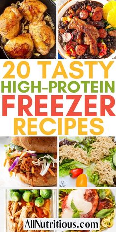 20 tasty high protein freezer recipes