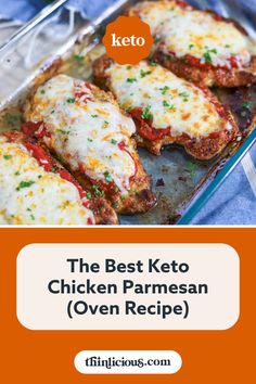 the best keto chicken parmesan oven recipe