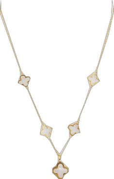 White Plated Necklaces As Gift, Luxury White Flower-shaped Necklaces, Luxury White Necklace With Flower Charm, Luxury White Flower Shape Necklace, Luxury White Flower Shaped Necklace, Luxury White Flower-shaped Necklace, White Flower Shaped Necklace With Adjustable Chain, Luxury White Chain Necklace As Gift, Luxury White Chain Necklace For Gift