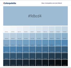 the color palette for bad1e1 is shown in blue and gray tones