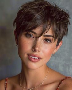 Short Feminine Haircuts, Medium Layered Hair, Short Shag Hairstyles, Short Hair Trends, Hair Inspiration Short, Short Hair With Bangs, Short Hair Haircuts