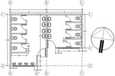 the floor plan for an office building