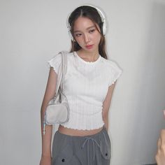 Introducing our Zamyra Short Sleeve T-Shirt, part of our Alees Fashion Not so Basic Collection. Its round neck, slim fit, and knitted crop top style make it perfect for any casual occasion. Made of textured soft fabric, this white t-shirt has just the right amount of sheerness to make it a standout piece. (Basic, but not so basic!) Details Zamyra Short Sleeve T-Shirt in White Round Neck Basic, Casual Slightly See-Through Knitted Crop Top Slim Fit Textured Soft Fabric Alees Fashion Not so Basic Collection White Stretch Cropped T-shirt Casual, White Cropped Stretch Knit Top, White Stretch Cropped Knit Top, Stretch Cropped White Knit Top, Chic Everyday Crew Neck Crop Top, Trendy Solid Color Crop Knit Top, Solid Trendy Crop Knit Top, Casual White Crop Top For Everyday, Casual Fitted Crop Top For Day Out