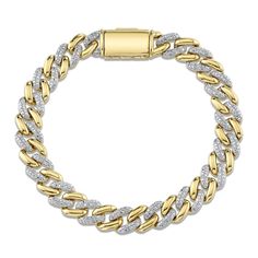 14k Yellow Gold Natural Diamond Bracelet 1/2 ct tw Diamond Facts, White Gold Diamond Bracelet, Gold Diamond Bracelet, Diamond Solitaire Earrings, Solitaire Diamond Pendant, Ring Mountings, Bracelets Gold Diamond, Rose Gold Diamonds, 2 Carat