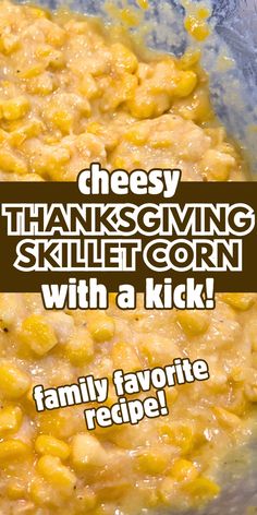 Spicy Butter Skillet Corn Recipe - Great For Thanksgiving Side Dishes or If You Need Vegetarian Thanksgiving Recipes! Unique Alternative to Regular Corn Recipes, Thanksgiving Corn Casserole or Other One Pan Recipes for Corn. Try This Instead of the Honey Butter Skillet Corn Everyone Else Makes. Definitely Add This To Your Corn Recipes Side Dishes For Party Foods or Anytime You Need Vegetable Side Dishes Recipes or Easy Make And Take Potluck Foods. #thanksgivingrecipes #cornrecipes #sidedish #skilletpanrecipes Corn Recipes Thanksgiving, Seasoned Corn Recipes, Side Dishes For Party, Thanksgiving Corn Casserole, Dishes For Party, Recipes For Corn, Thanksgiving Corn Recipes, Best Corn Recipe