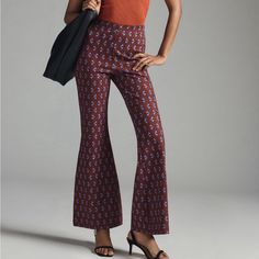 These Pants Have Never Been Worn, Tag Still Attached. Super Stretchy But Helps To Smooth Everything Out. They Are Thick Which Helps Them Be Very Flattering. Any Questions Please Ask! 70s Inspired Wide Leg Pants For Fall, 70s Inspired Fitted High Waist Bottoms, Stretch 70s Inspired Fall Pants, 70s Inspired Stretch Pants For Fall, Stretch Pants For Fall In 70s Style, 70s Inspired Fitted Wide Leg Bottoms, 70s Inspired High Waist Fitted Pants, 70s Inspired Fitted High Waist Pants, 70s Inspired Wide Leg Bottoms For Fall