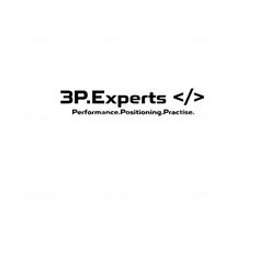 the logo for 3pexperts is shown in black and white on a white background