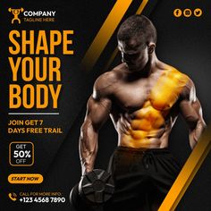 Gym Instagram Post Design, Gym Post Ideas, Mutton Kunna, Gym Graphic Design, Fitness Ads