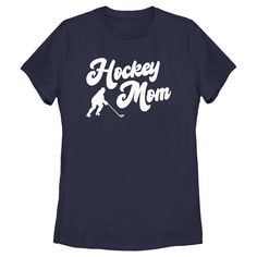 Go! Fight! Win! Celebrate the joy of winter and your love for all things sports with exciting new sporty apparel for the whole family from Lost Gods Collective this season! This Women's Lost Gods Hockey Mom Graphic T-Shirt features the statement: "Hockey mom" in bold white letters alongside the silhouette of a woman playing hockey across the front. Upgrade your fashion from JV to Varsity with one of these fun new styles from Lost Gods today and look like a winner! God Clothes, Silhouette Of A Woman, Hockey Mom, Graphic Tee Design, Boyfriend T Shirt, White Letters, Graphic Tees Women, Tee Design, Sweatshirts Women