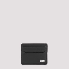 Brioni Black Leather Card Holder. Black Leather, 6 card slots, front logo label, rounded edges, fully lined. Formal Leather Card Holder With Id Window, Leather Card Holder With Id Window For Formal Use, Black Wallets With Engraved Logo For Everyday Use, Classic Black Wallets With Card Slots, Classic Card Holder With Card Slots For Formal Use, Classic Rfid Blocking Card Holder For Business, Classic Black Card Holder, Everyday Rectangular Card Holder With Engraved Logo, Classic Wallets With Card Slots