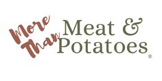 the logo for meat and potatoes