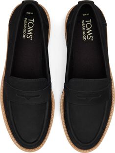 TOMS Cara Platform Penny Loafer (Women) | Nordstrom Suede Loafers With Lug Sole For Work, Classic Suede Loafers With Lug Sole, Moc Toe Platform Loafers With Leather Footbed For Workwear, Casual Wingtip Platform Loafers For Work, Classic Platform Loafers For Work With Rubber Sole, Formal Suede Loafers With Lug Sole, Leather Platform Loafers With Cushioned Footbed For Fall, Classic Cushioned Loafers For Workwear, Casual Wingtip Platform Loafers For Fall