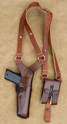 Vertical Shoulder Holster, Leather Shoulder Holster, Leather Holster Pattern, Paddle Holster, Leather Braces, Shoulder Holster, Concealed Carry Holsters, Leather Suspenders, Leather Workshop