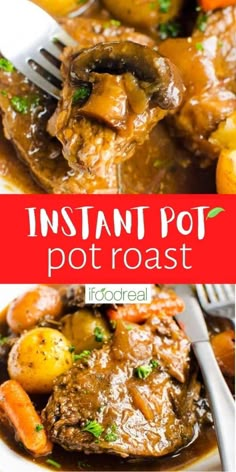 instant pot roast recipe with potatoes and carrots