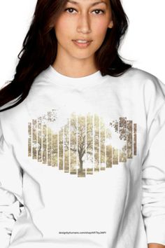 Enjoy the softness and minimal shrinkage of a @DesignByHumans sweatshirt that features autumn trees photography by ARTbyJWP. Plus, get 15% OFF your first order! #autumnaesthetic #fallaesthetic #sweatshirtoutfit #sweatshirts #cutesweatshirts #sweatshirtdesigns White Autumn Aesthetic, Autumn Trees Photography, White Autumn, Trees Photography, Aesthetic Sweatshirt, Tree Photography, Sweatshirt Outfit, Mens Long Sleeve Tee