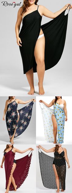 Free shipping over $45, up to 75% off, Rosegal plus size  bikini cover ups ideas swimsuitcover bathing suits cover  | #rosegal #womensfashion Rosegal Plus Size, Plus Size Black Dresses, Boho Plus Size, Lace Dress Boho, Boho Mode, Mode Tips, Mode Boho, Boho Summer Dresses, Bathing Suit Covers