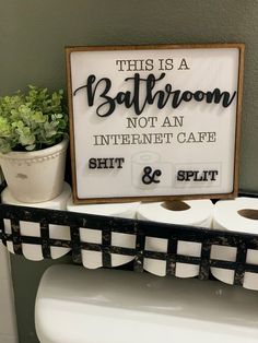 Black Decorations For Bathroom, Small Bathroom Wall Ideas Decor, Staff Bathroom Makeover, Funny Bathroom Decor Ideas, Cricut Bathroom Decor, Small Half Bathroom Ideas On A Budget, Guest Half Bathroom Decor, Diy Bathroom Remodel On A Budget, Business Bathroom Ideas