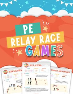 the pe relay race games are available for kids to play