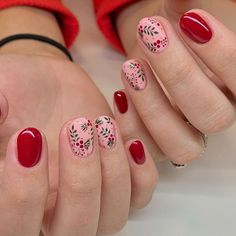 Festive Holiday Nails, Christmas Nail Stickers, Nagel Tips, Finger Nails, Her Nails, Holiday Nail Art, Nails Manicure, Nail Length, Beauty School