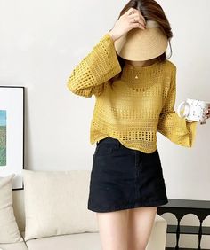 Women Short Openwork Sunscreen Knitted Pullover Women Summer Seaside Resort Loose Design Sense Long-sleeve Sweater Top
Outfit inspo, causal outfits, cute everyday outfits, fashion styling, y2k outfits,y2k style Sweater Top Outfit, Sweater Tops Outfit, Pullover Women, Seaside Resort, Top Outfit